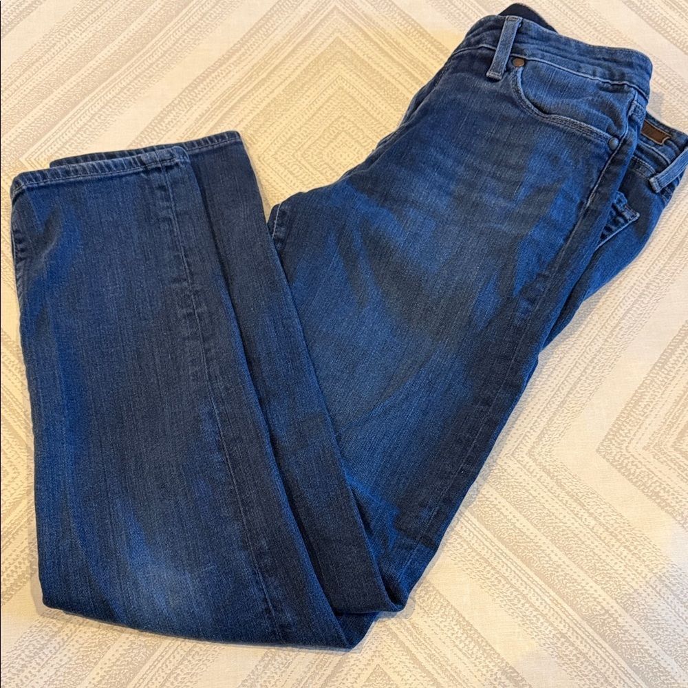Paige Skyline Ankle Peg Jeans Skinny Dark Wash Size 29